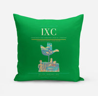 Thumbnail for Shaheed Bhagat Singh International Airport (IXC) design on green pillow