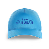 Thumbnail for Air Busan logo printed on light blue cap