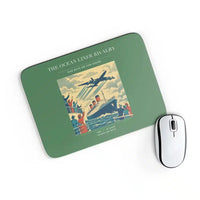 Thumbnail for VINTAGE G4307 - The Ocean Liner Rivalry - Designed Mouse Pads design on green rectangle