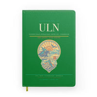 Thumbnail for Chinggis Khaan International Airport (ULN) design on green notebook