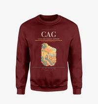 Thumbnail for Cagliari Elmas Airport CAG Sweatshirt - Wine Red