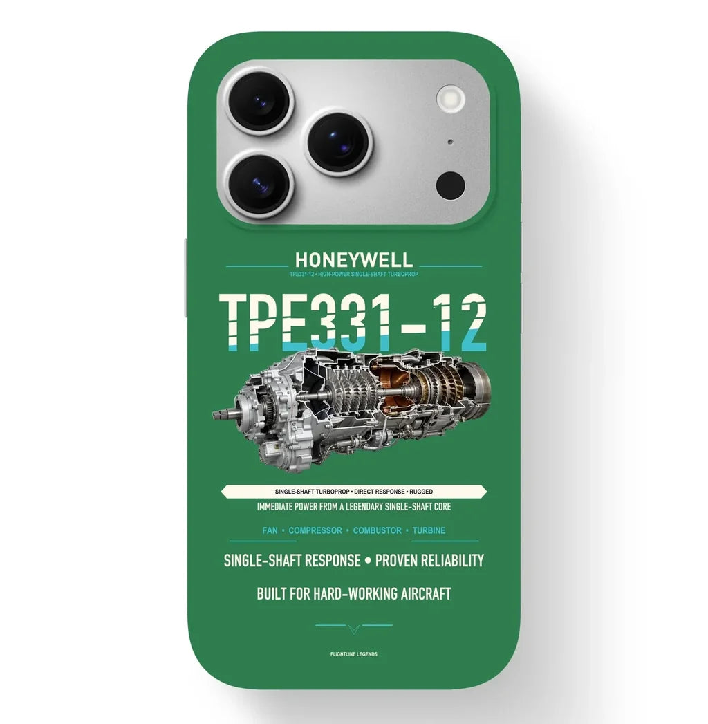 TPE331-12 Case design on green iphone case