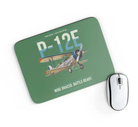 Thumbnail for Boeing P-12E design on green rectangle mouse pad