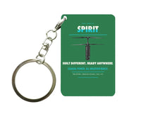 Thumbnail for Ascent AeroSystems Spirit Key Chain design on green key chain