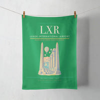 Thumbnail for Luxor International Airport (LXR) design on green towel