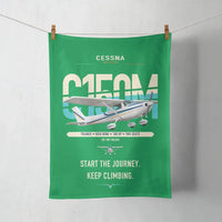 Thumbnail for Cessna 150M design on green towel