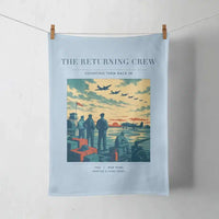 Thumbnail for VINTAGE G4519 - The Returning Crew - Designed Towels design on lightblue