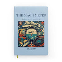 Thumbnail for VINTAGE G4115 - The Mach Meter - Designed Notebooks design on lightblue