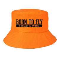 Thumbnail for Born To Fly Forced To Work summer hat - orange