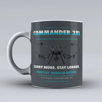 Thumbnail for Commander 3XL Mug design on gray draganfly