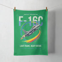 Thumbnail for F-16C Fighting Falcon design on green towel
