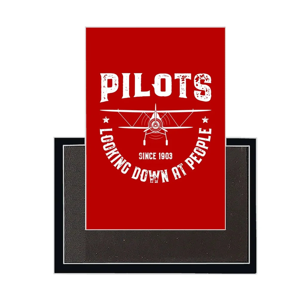 Pilots Looking Down at People Magnet - view 8