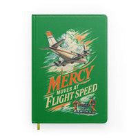 Thumbnail for Mercy Moves At Flight Speed design on green notebook