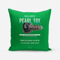 Thumbnail for PEARL 10X design on green pillow