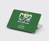 Thumbnail for Cessna 182 Skylane design on green MacBook case