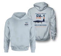 Thumbnail for FH-1 PHANTOM design on light blue hoodie