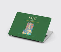 Thumbnail for Liège Airport (LGG) design on green MacBook case