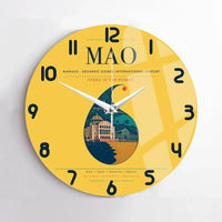 Thumbnail for Manaus - Eduardo Gomes International Airport MAO Wall-Clock No-Frame - Yellow