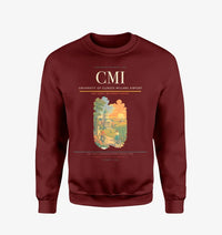 Thumbnail for University of Illinois Willard Airport (CMI) design on wine red sweatshirt