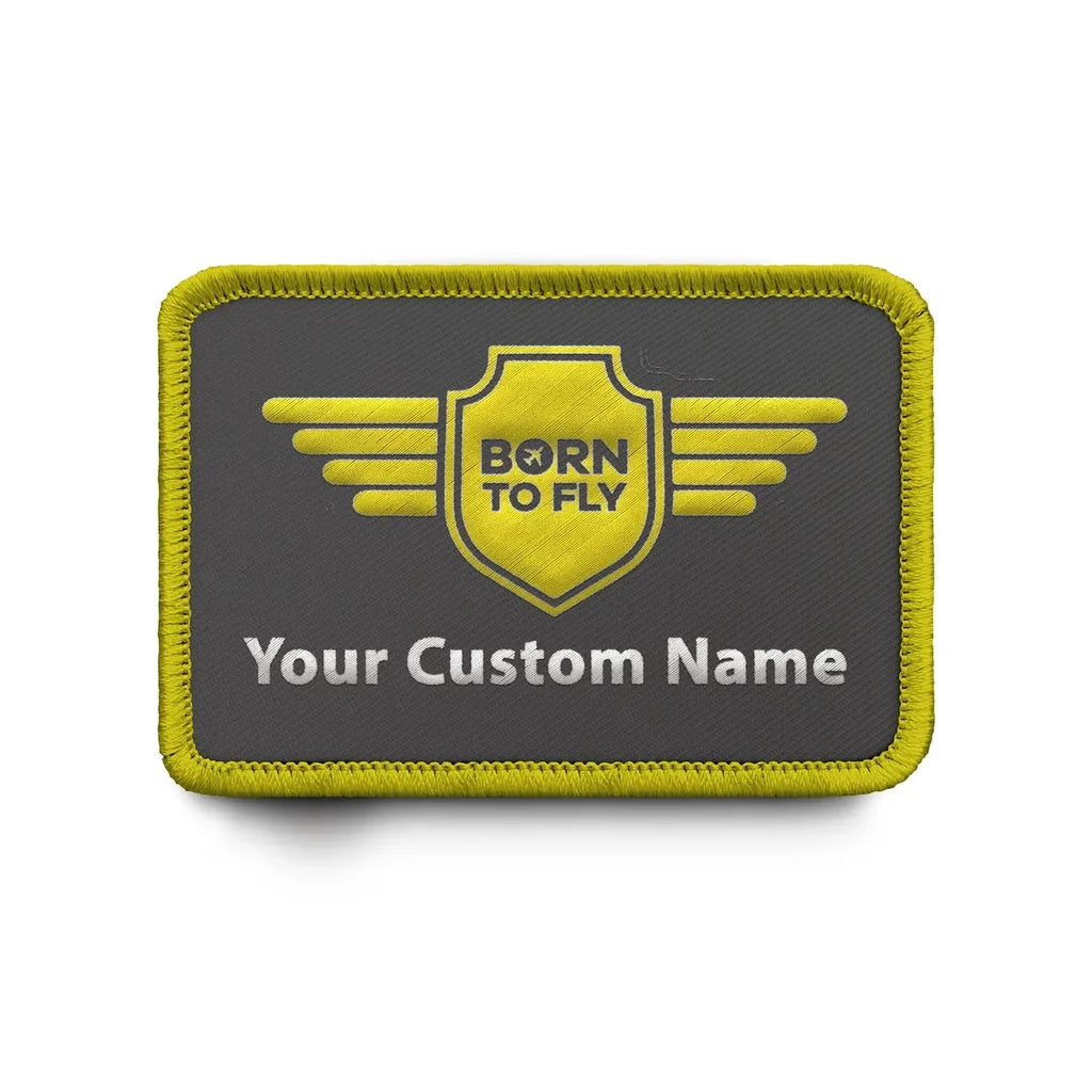 Customisable Born to Fly Embroidery Patch - view 8