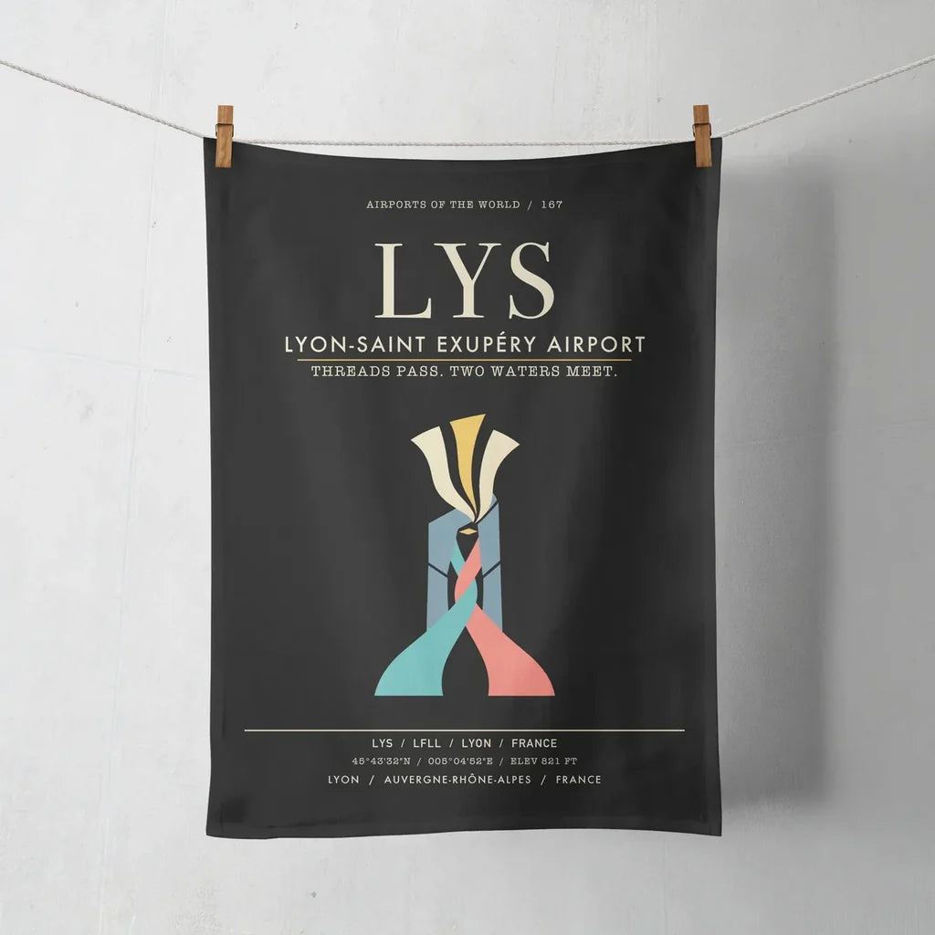 Lyon-Saint Exupery Airport LYS - Black