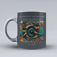 Thumbnail for VINTAGE G4470 - The Apprentice And The Turbine - Ceramic Mug design on gray