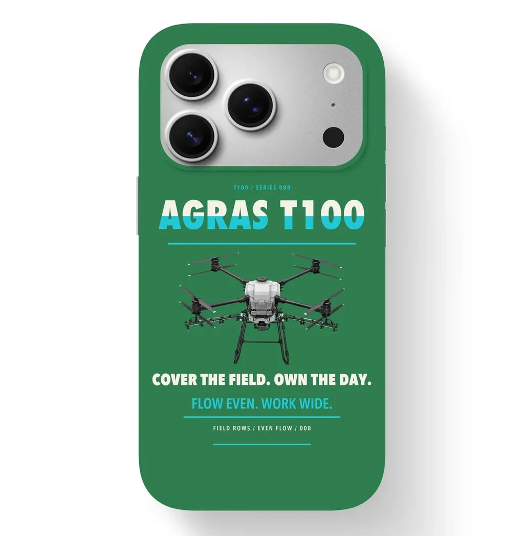 DJI Agras T100 Case design on green iphone case