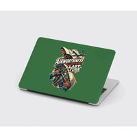 Thumbnail for Airworthiness Lives In The Last Turn design on green MacBook case