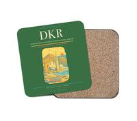 Thumbnail for Leopold Sedar Senghor International Airport (DKR) design on green 1 piece coaster