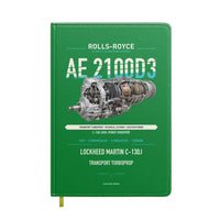 Thumbnail for AE 2100D3 design on green notebook