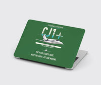 Thumbnail for Cessna Citation CJ1+ design on green MacBook case