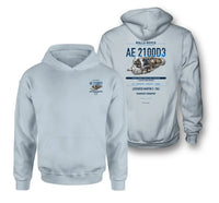 Thumbnail for AE 2100D3 design on light blue hoodie