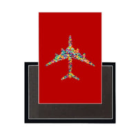 Thumbnail for Colourful Airplane Magnet - view 8