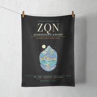 Thumbnail for Queenstown Airport ZQN - Wakatipu Alpine Gold - Black
