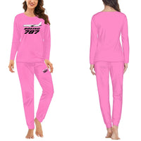 Thumbnail for The Boeing 787 women pajamas - Pink