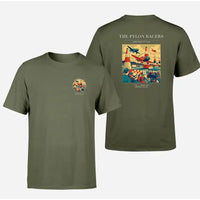 Thumbnail for VINTAGE G4046 - The Pylon Racers - Double-Side T-Shirt design on greenarmy double side t shirt