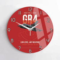 Thumbnail for Panavia Tornado GR4 design on red no frame wall clock