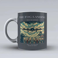 Thumbnail for VINTAGE G4095 - The Fog Landing - Ceramic Mug design on gray