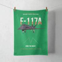 Thumbnail for F-117A Nighthawk Own The Night design on green towel