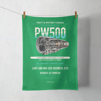 Thumbnail for PW500 design on green towel