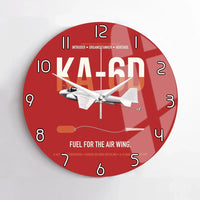 Thumbnail for KA-6D Intruder design on red no frame wall clock