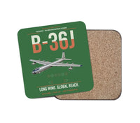 Thumbnail for B-36J Peacemaker design on green 1 piece coaster