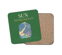 Thumbnail for Friedman Memorial Airport (SUN) design on green 1 piece coaster