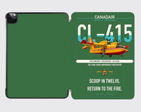 Thumbnail for Canadair CL-415 design on green ipad tablet case