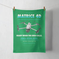 Thumbnail for DJI Matrice 4D design on green towel