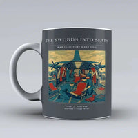 Thumbnail for VINTAGE G4538 - The Swords Into Seats - Ceramic Mug design on gray