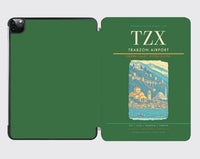 Thumbnail for Trabzon Airport (TZX) design on green ipad tablet case