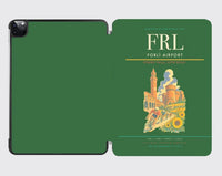 Thumbnail for Forlì Airport (FRL) design on green ipad tablet case