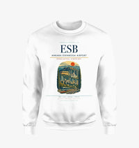 Thumbnail for Ankara Esenboga Airport ESB Sweatshirt - White
