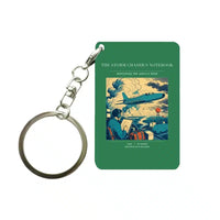 Thumbnail for VINTAGE G4393 - The Storm Chaser's Notebook - Designed Key Chain design on green